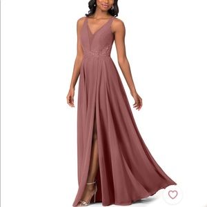 Bridesmaid dress from Azazie. worn once. Altered to fit. I’m 5’3.